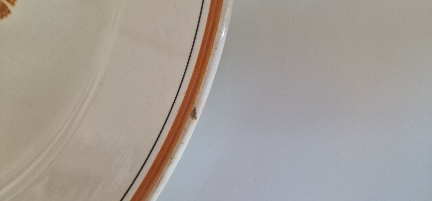 Plat Œillet Creil et Montereau période 19ème