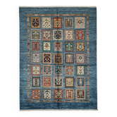 Turkish Handknotted Wool Oushak Rug 153 cm x 207 cm