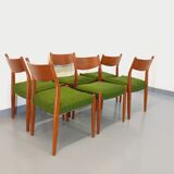Suite of 6 scandinavian chairs Cees Braakman 50/60s