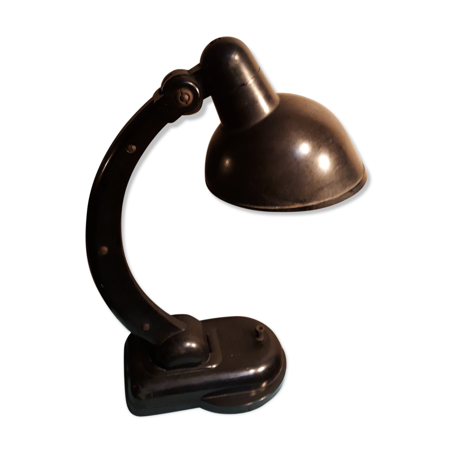 Bakelite Lamp Office Lamp E. K. Cole Bauhaus 1940