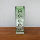 Brutalist glass block vase from the mid-century space age, 1960s