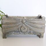 Art deco cast iron planter