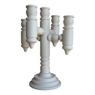 Scandinavian wooden candlestick