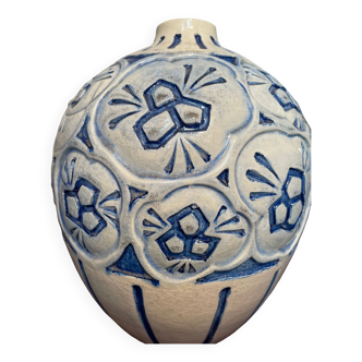 Vase raoul lachenal h 25 cm unique piece