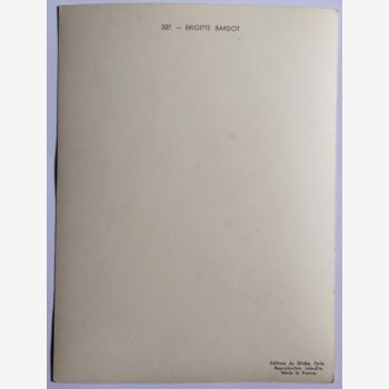 Original photograph of " Brigitte Bardot" from 1954 "Harcourt"