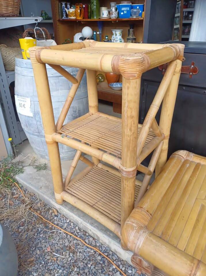 Mobilier bambou terrasse