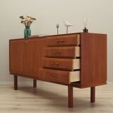 Buffet en teck, design suédois, années 1960, fabrication : Örnen Möbelfabrik