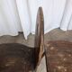 Set of 6 Vintage Brutalist Wooden Chair / Rustic Farmhouse Dining Chair