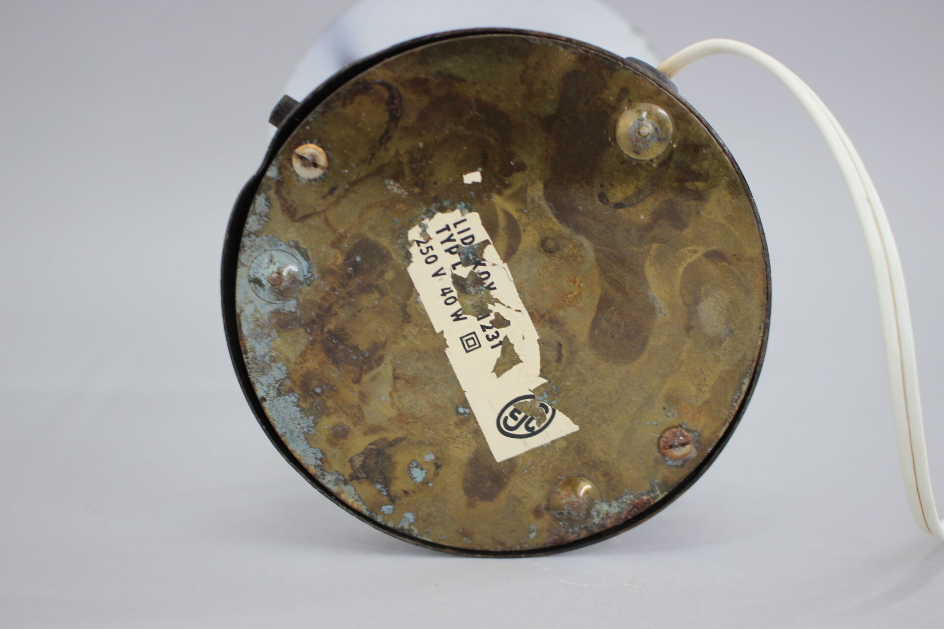 1970's Table Lamp / Lantern by Lidokov, Czechoslovkia