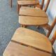 4 chaises grain de café par Pierre Gautier Delaye