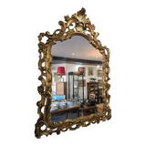Large golden rockery mirror
