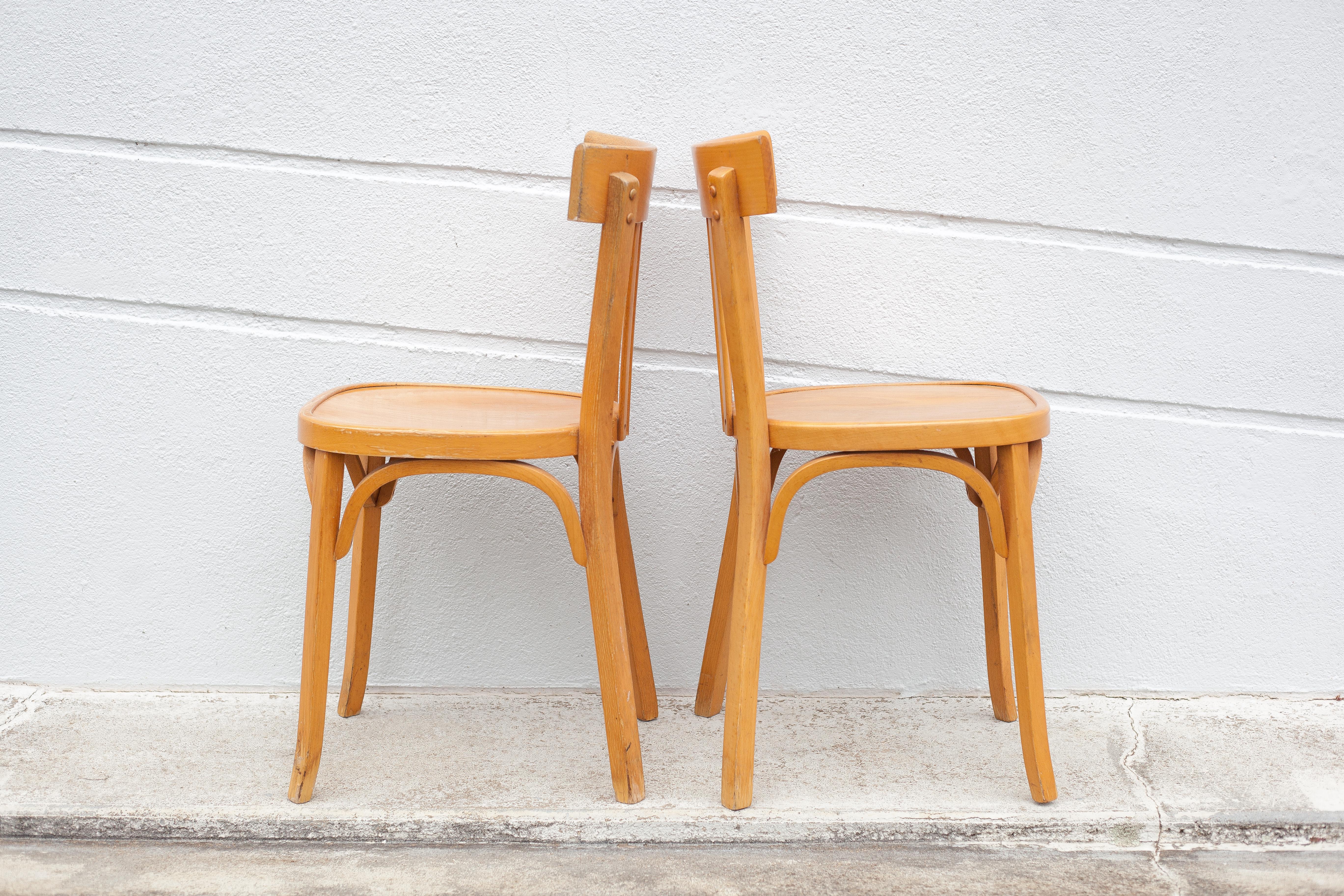 Pair of Baumann chairs