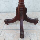 Louis XVI style floor lamp in carved mahogany