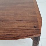 Italian Square Coffee Table in Chamfered Walnut, Stildomus, 1960s
