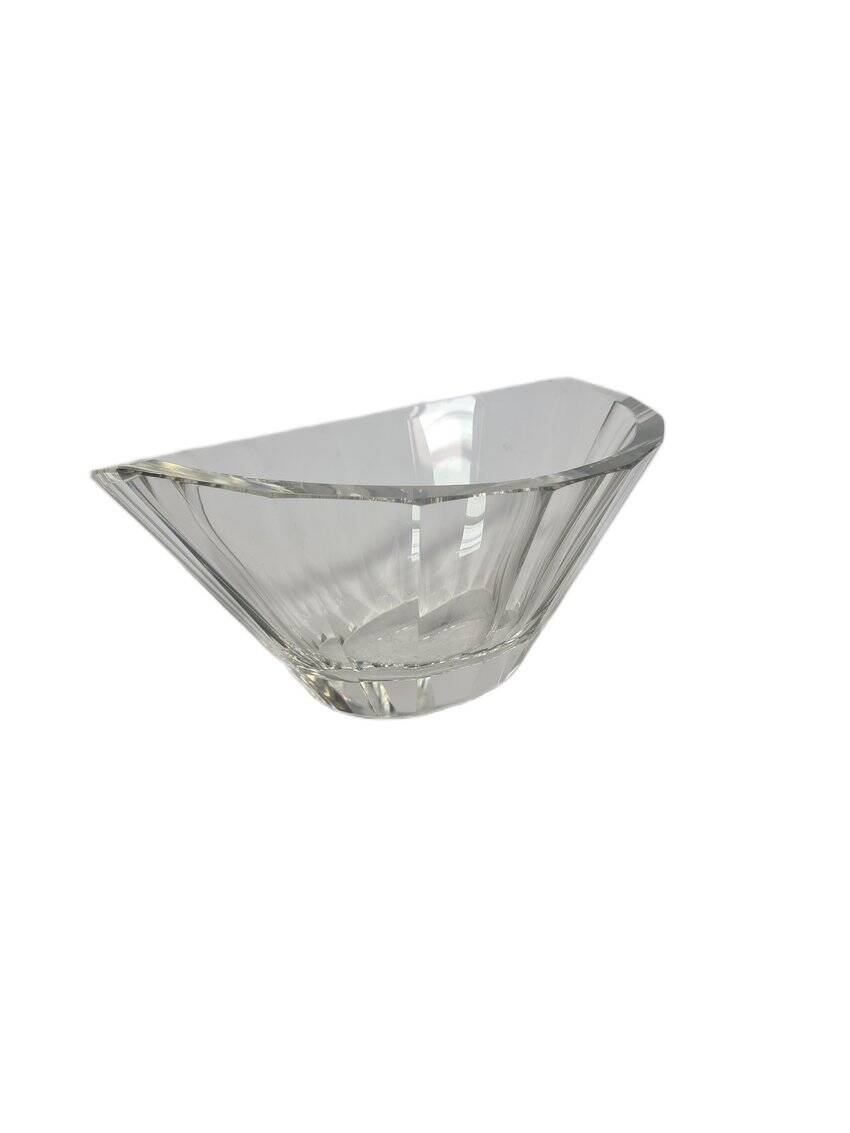 Art Deco transparent jardiniere from Moser, 1930s