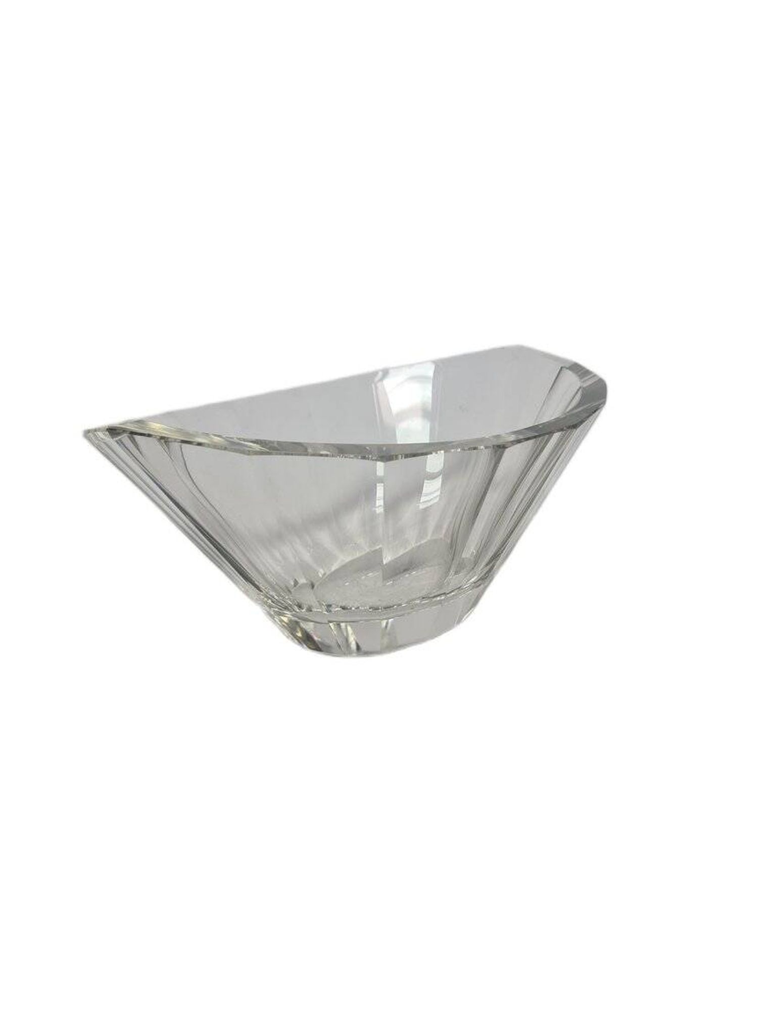 Jardinière transparente Art Déco de Moser, années 1930