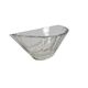 Art Deco transparent jardiniere from Moser, 1930s