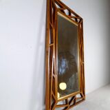 Midcentury Modern mirror Yngve Ekström "Konkret" by Eden Spegel in Sweden