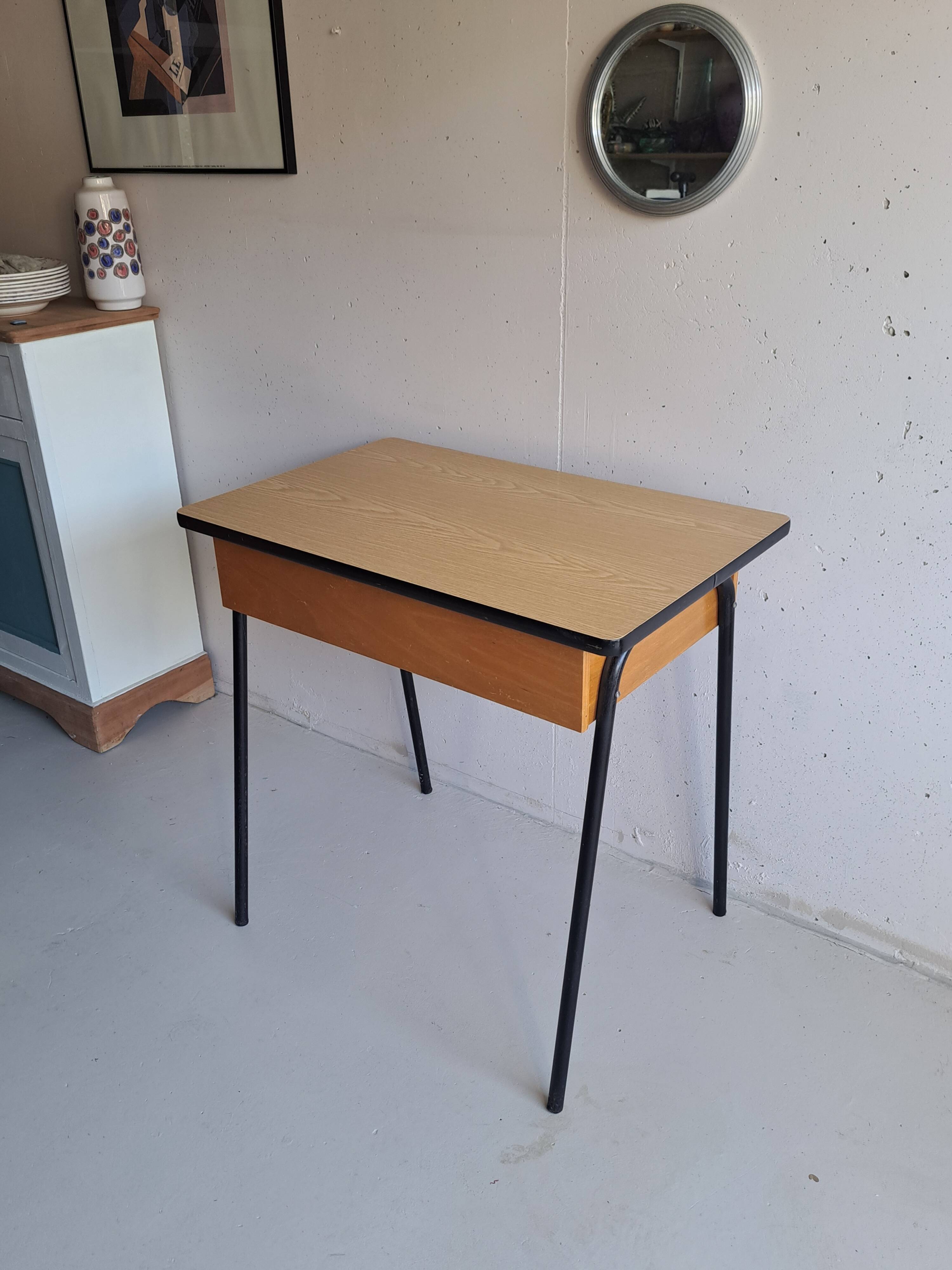 Small Formica desk from the 1950s