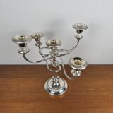 Original silver-plated candlestick with twisted arm, 1980