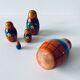 Ancient Matriochka, vintage Russian dolls