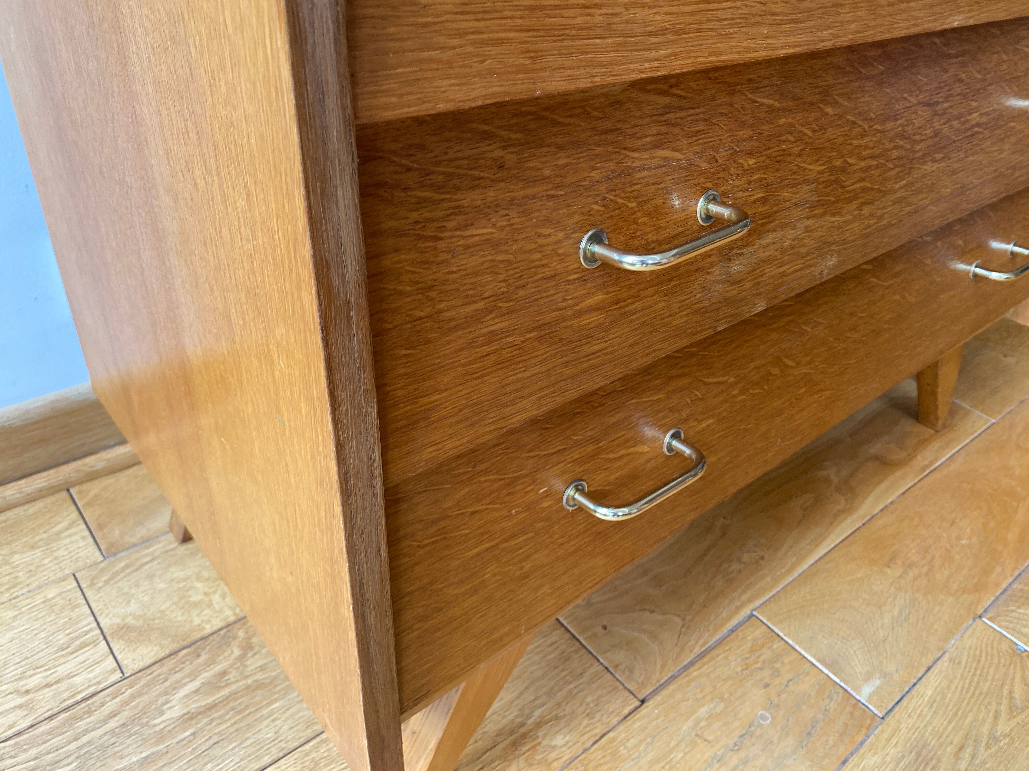 Chest of drawers vintage feet compass