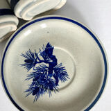 Lot of 3 cups with cutouts