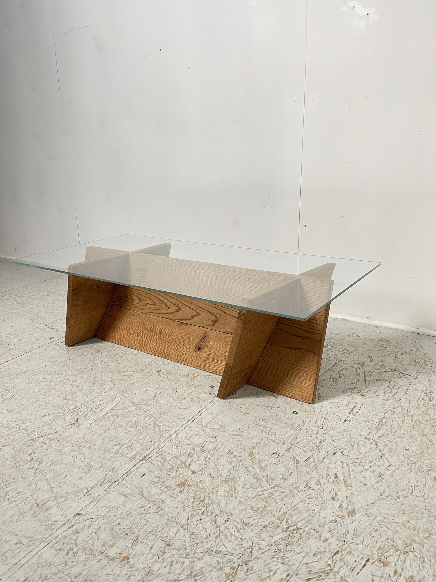 Oak coffee table from around 1960.