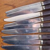 Set of 9 vintage table knives – Ace of Spades