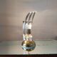 Lampe en verre vintage 1970