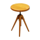 Tabouret de piano à vis reglable République Tchèque Mid-Century modern1960