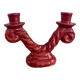 Double ceramic candle holder - 50s