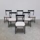 Rare set of 6 'S11' dining chairs by Alfred Hendrickx for Belform, 1950s