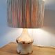 Vintage signed ceramic lamp