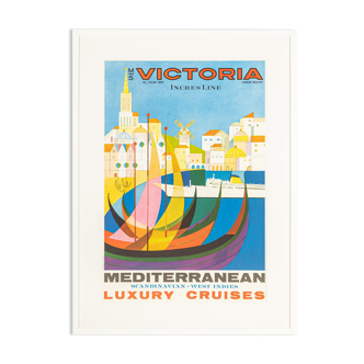 Affiche des années 1960, MS Victoria