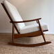 Rocking chair scandinave vintage