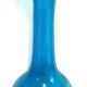 Vase bleu verre soufflé