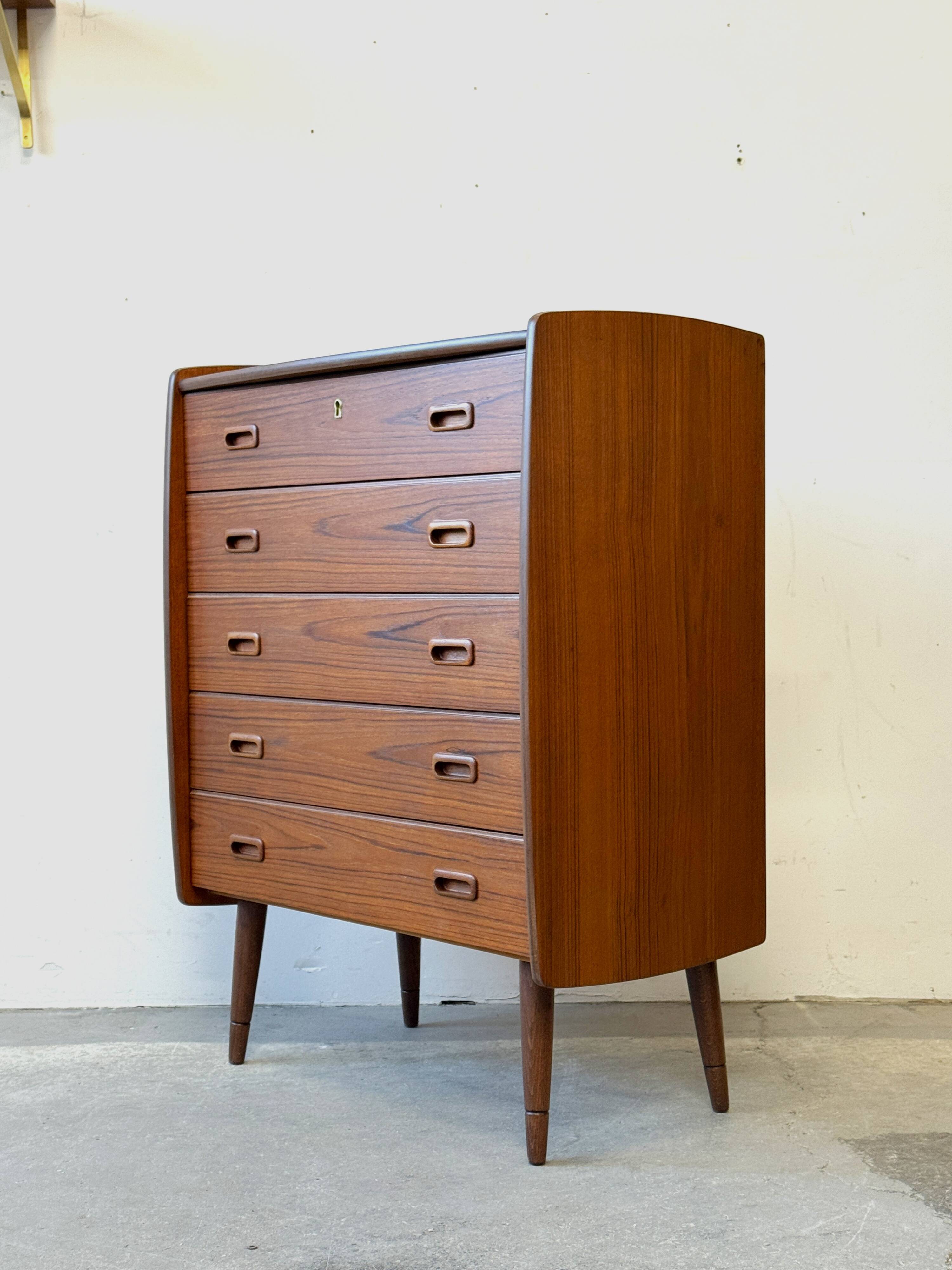 Teak Drawer Cabinet, Norway, Mid-C Modern, Vintage