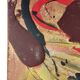 Abstract composition, mixed media, signed, dated 1979