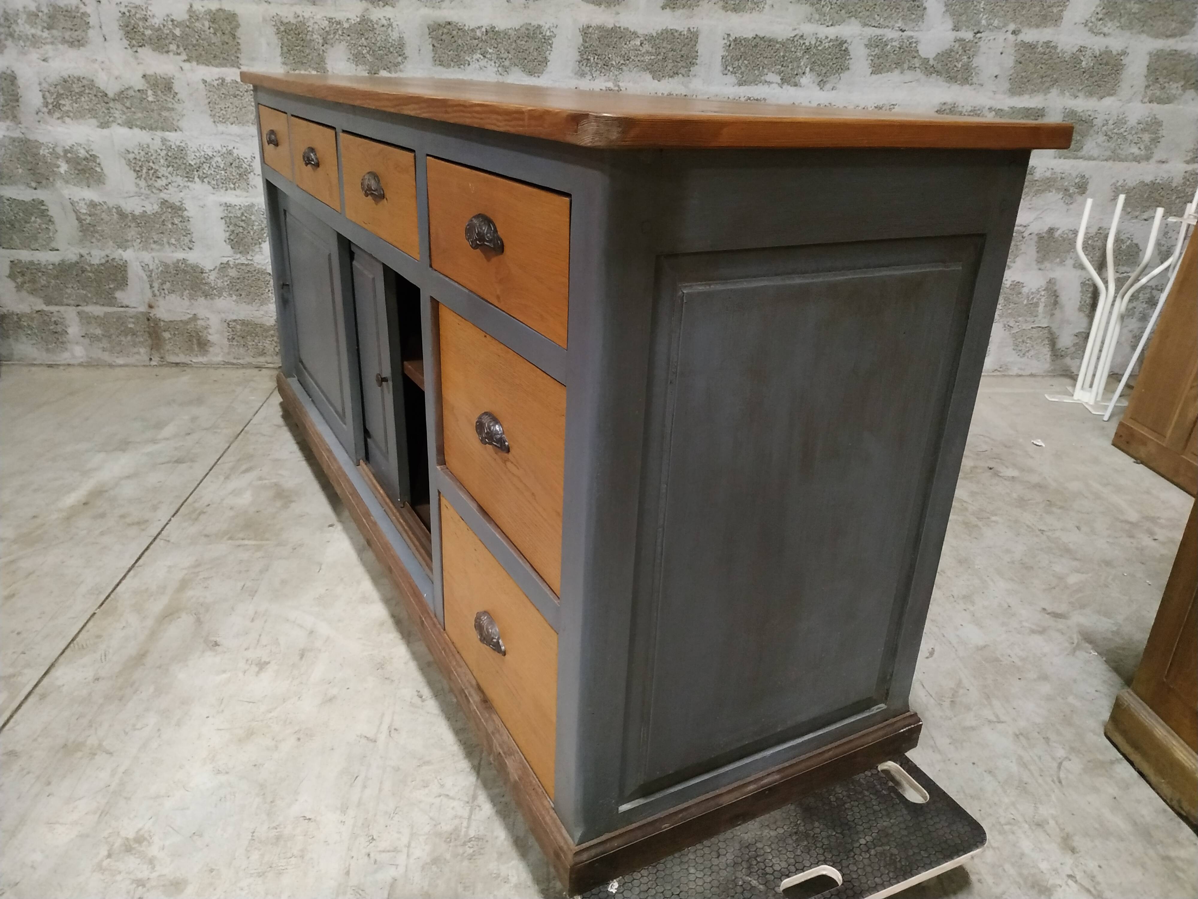 Renovated old counter