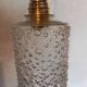Set of two vintage bubble glass pendant lights