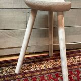 Vintage Scandinavian design tripod high stool