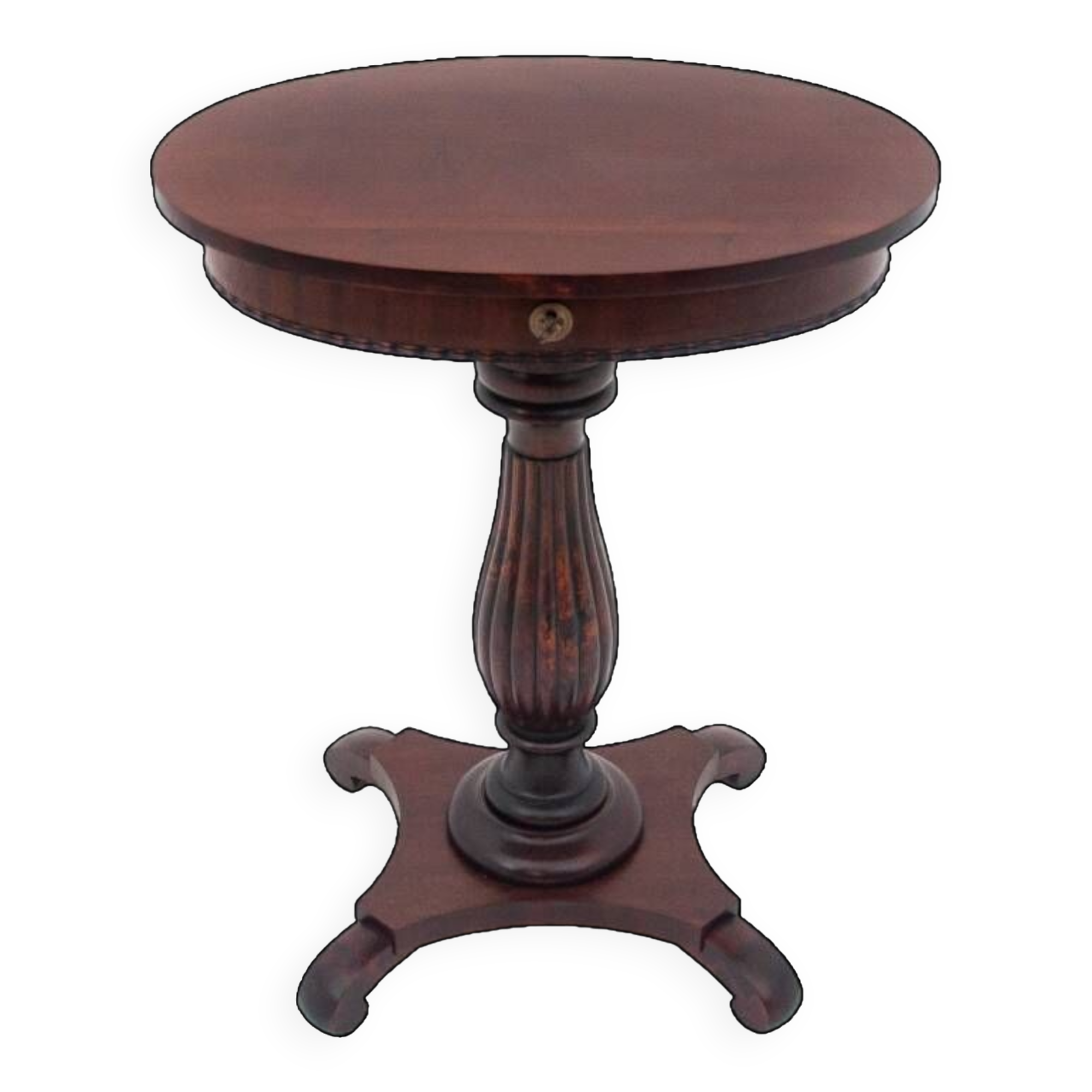 Antique thread table, Northern Europe, around 1860. After renovation.
