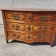 Transition louis xv louis xvi chest of drawers in cherry wood 4 drawers from the 18th century