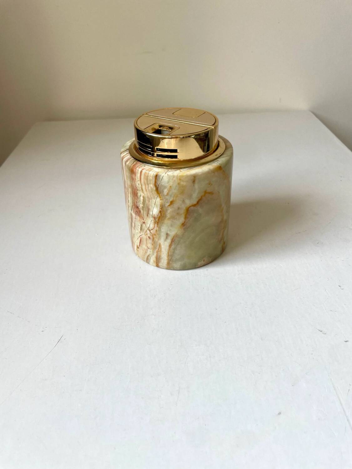 Vintage sarome  japan table lighter in  marble