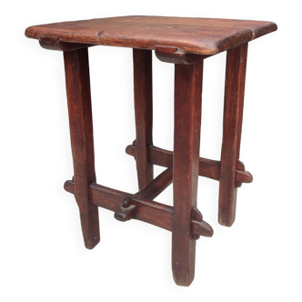 Old brutalist pedestal table