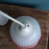 Pendant lamp with glass shade