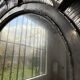 Vintage Mexican metal large mirror