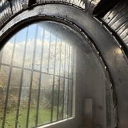 Miroir mexicain vintage en métal