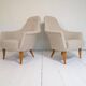 Big Adam lounge chairs, mid-century design, NK, Sweden, 1950s.
